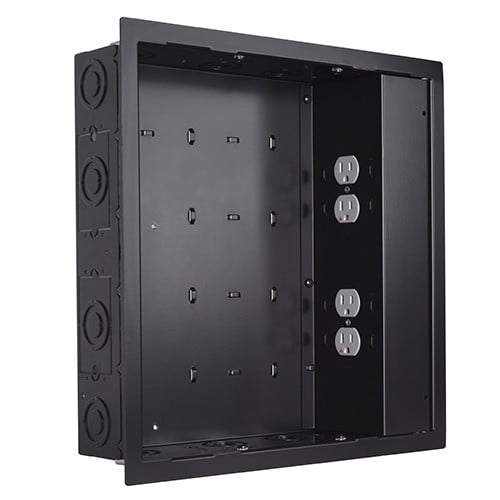IN-WALL Storage BOX WITH 4 Receptacle Filter & Surge PAC526FBP4