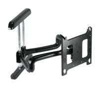 Swing ARM WALL Display Mount - Black - Centris Technology TILT Mechanism Adjusts Pdrub
