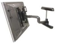 Large FLAT Panel Swing ARM WALL Display Mount - 25 INCH Extension-Pwrub Pwrub