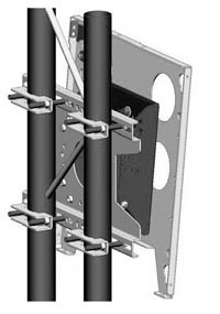 FLAT Panel TILT Truss Mount - Black TPPU