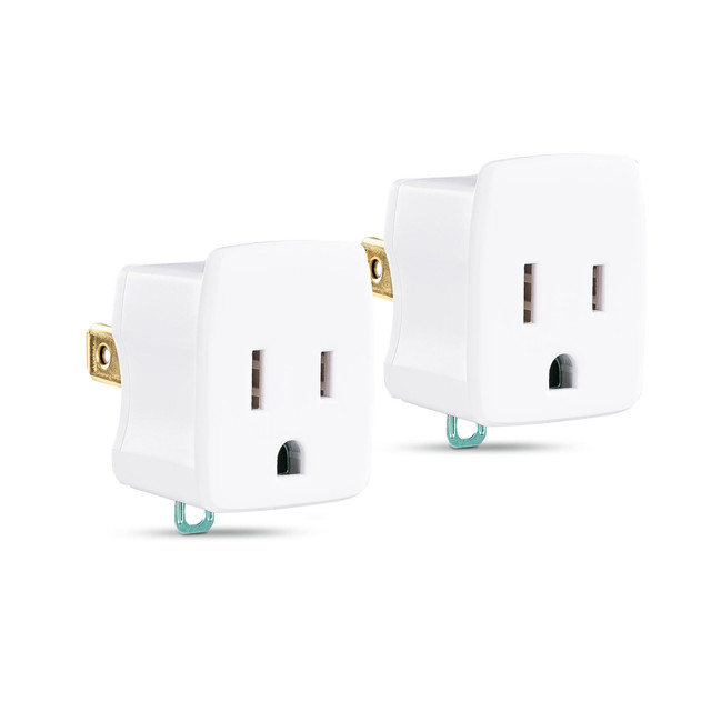 CyberPower GT1W2PK power plug adapter NEMA 5-15P NEMA 5-15R White
