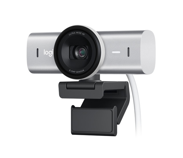 Logitech MX BRIO 4K Ultra HD Webcam - PALE GREY 960-001550