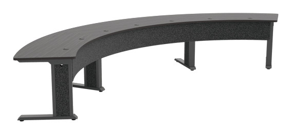 Middle Atlantic Forum Series ARC Table for up to 7 People - DARK Finish FM-TAR-1846430-A3G