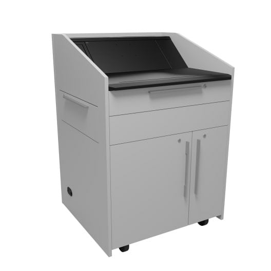 Middle Atlantic L5KBB2SEHD0ZP002 L5 Series Lectern - Customizable White Finish