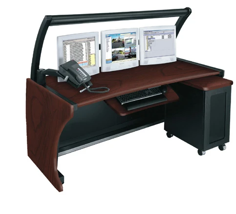 64 INCH LCD Monitoring DESK, DC,Economical Monitoring and Control Workstation WI LD-6430DC