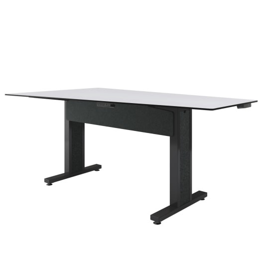 Middle Atlantic TBL-ANG-5P-CH-WB Forum™ Angle Shaped Table - Designer White