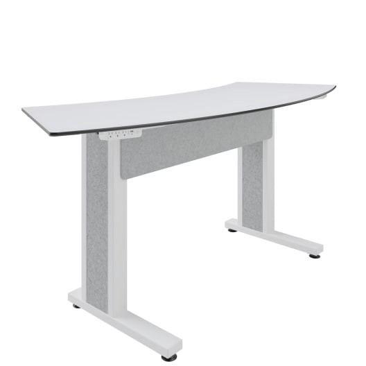 Middle Atlantic TBL-ARC-3P-CH-WW Forum Arc Shaped Conference Table