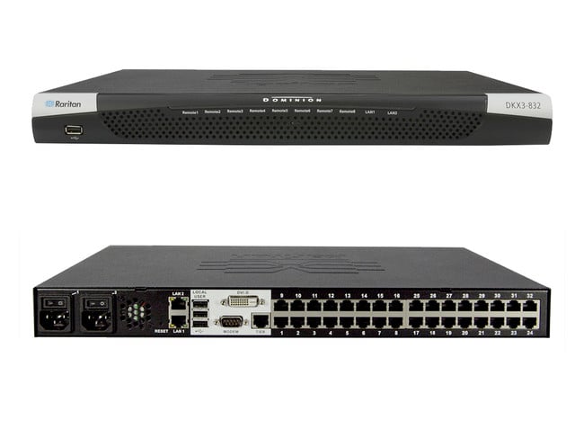 Raritan DKX3G2-896 KVM over IP 96 port 8 remote user