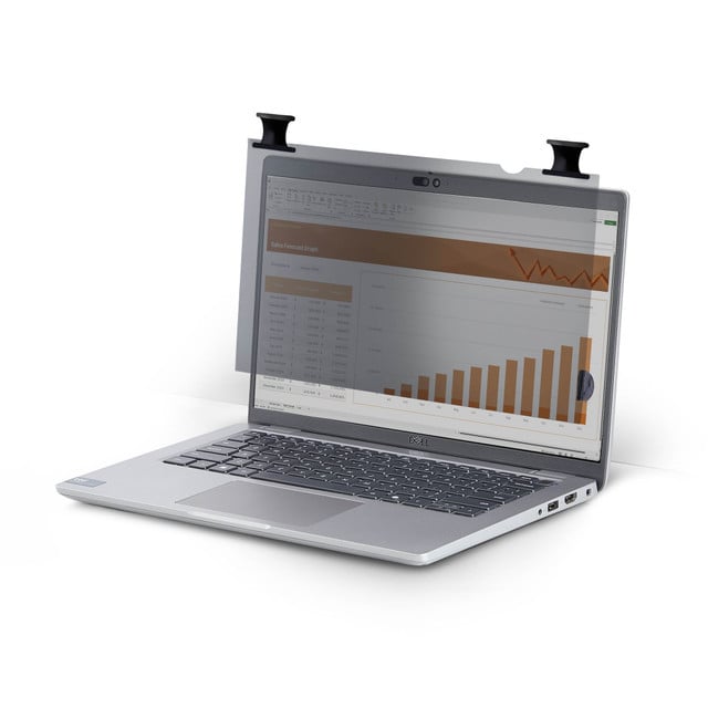 14-INCH 16:9 Bright Privacy Screen Filter WITH Touch, FLIP-OVER, 75% Light Trans 14LB-Privacy-Screen