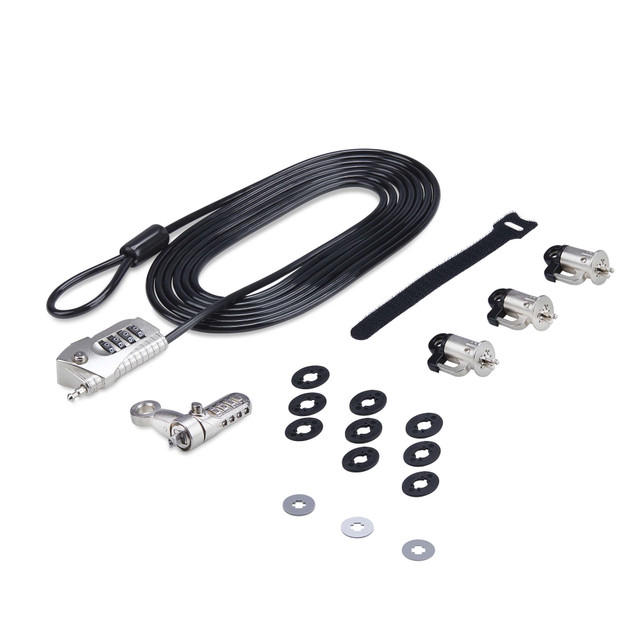 Laptop/Desktop & Peripheral LOCK KIT, Theft-Deterring Security LOCK, K-SLOT, 9.8 3M4-DESK-Locking-KIT