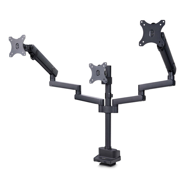 Triple Monitor DESK Mount for up to Three 27IN Screens, VESA 75X75/100X100, TOOL 3MP2AG-Monitor-ARM
