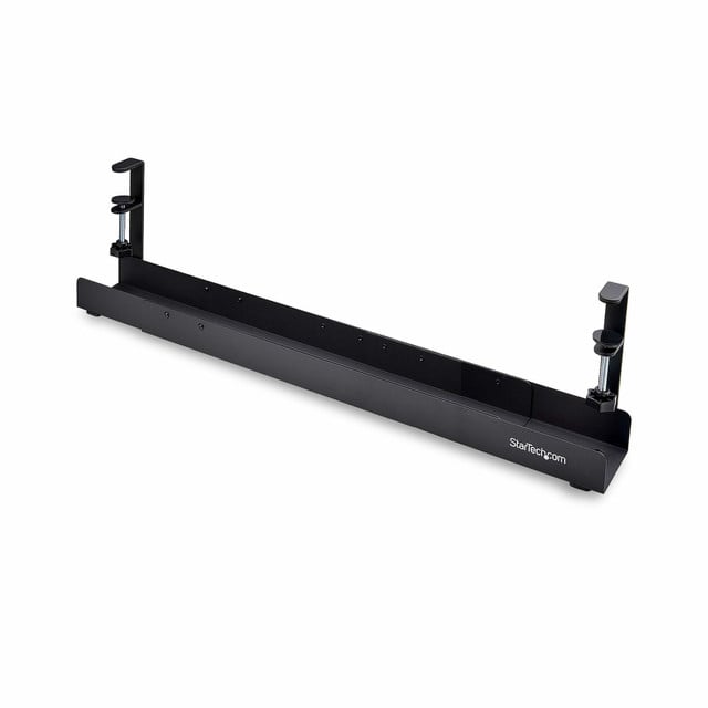 Under DESK Cable Management TRAY, Length Adjustable Cable Organizer, Clamp-on in CALB-DESK-Cable-TRAY