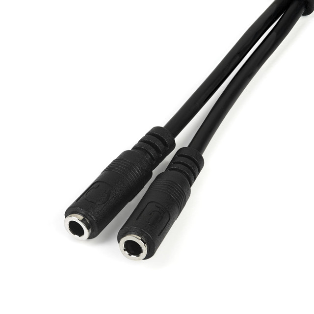 Turns a 3.5MM Audio Output PORT into TWO Distinct Ports -ONE 3.5MM Headphone JAC Muyhsmff