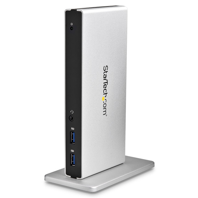 Docking Station - Black & Silver - AC Adapters - 100 - 240 AC - DVI-D, DVI-I, US USB3SDOCKDD