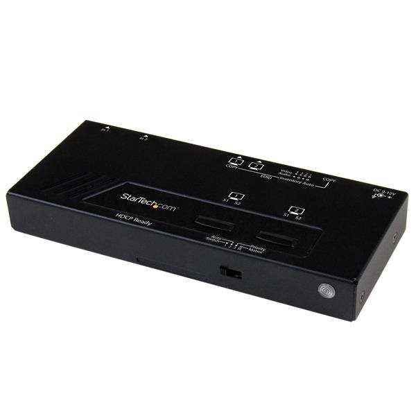 Switch Between TWO HDMI Sources on TWO HDMI Displays - HDMI Selector - HDMI MATR VS222HDQ