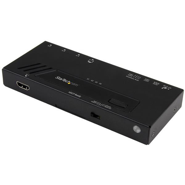 Switch Between FOUR HDMI Sources on a Single HDMI Display W/ 4K Video Resolution VS421HD4KA