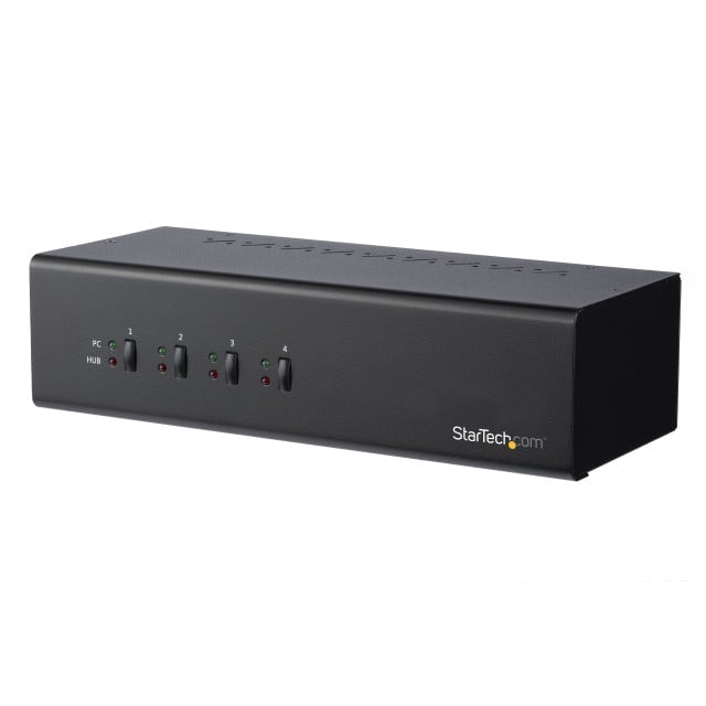 Startech SV431DL2DU3A 4 PORT DUAL Monitor DVI KVM Switch DUAL Screen Display DVI KVM