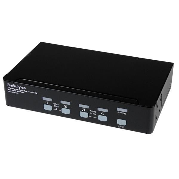 STARTECH.COM SV431DVIUAHR 4 PORT HIGH RES USB DVI AUDIO KVM SWITCH