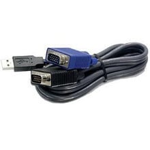 Trendnet TK-CU10 10FT 3.1M USB KVM Cable for TK-803R TK-1603R