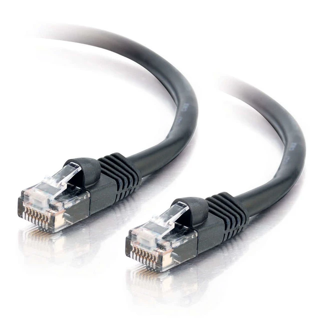 C2G Cat5e, 30ft. networking cable Black 9.1 m