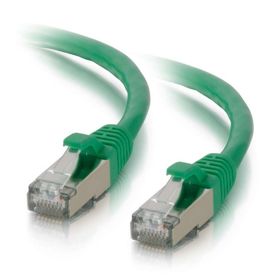 C2G 2ft Cat6 networking cable Green 0.6 m S/UTP (STP)