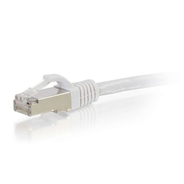 C2G 7ft Cat6 networking cable White 2.1 m S/UTP (STP)