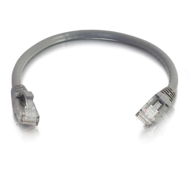 C2G 6" Cat5e networking cable Grey 0.15 m U/UTP (UTP)
