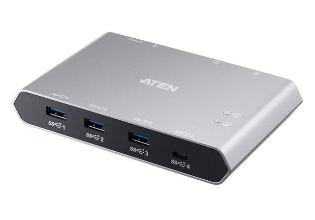 2-PORT USB-C Sharing Switch WITH Power PASS Through US3342