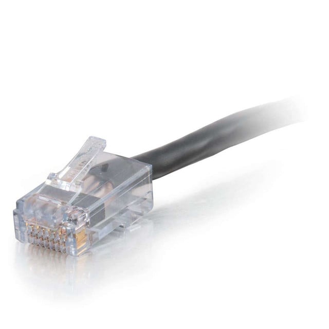 C2G 1ft Cat6 UTP networking cable Black 0.31 m U/UTP (UTP)