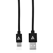 V7U2C-1M-BLK-1E USB Cable USB 2.0 A Male to USB-C Male 1m 3.3ft