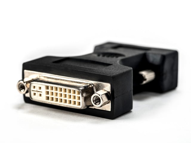 Vertiv Avocent VAD-28 cable gender changer DVI-A VGA Blue