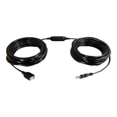 C2G 25ft USB A/B USB cable USB 2.0 7.62 m USB B 0.48 Gbit/s Black