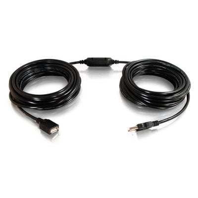 C2G 38999 USB cable USB 2.0 12 m USB A Black