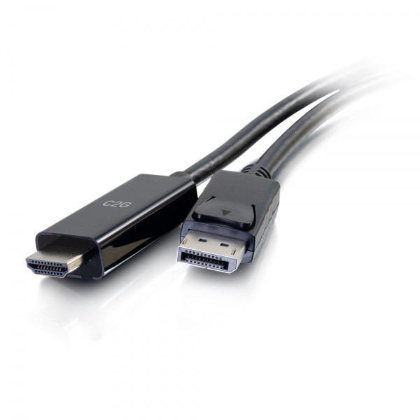 C2G 50195 video cable adapter 3 m DisplayPort HDMI Black