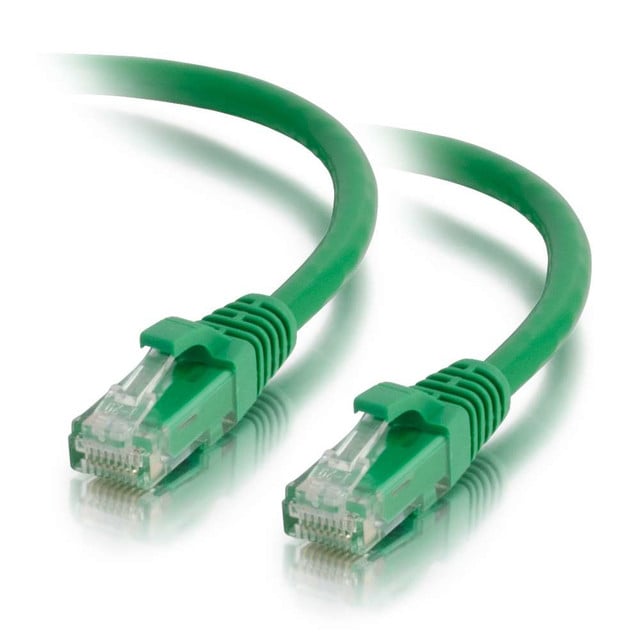 C2G 35ft Cat6a networking cable Green 10.7 m U/UTP (UTP)