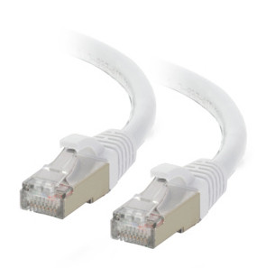 C2G 3ft (0.9m) Cat6A Snagless Shielded (STP) Ethernet Network Patch Cable - White