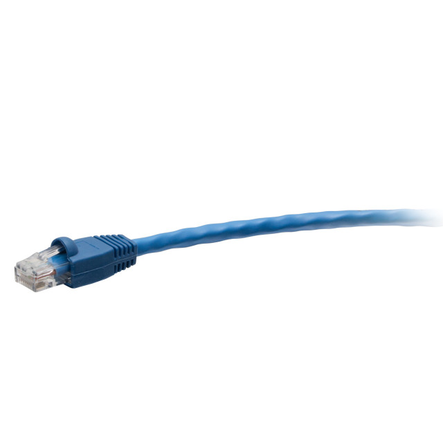 C2G 15ft (4.6m) TAA-Compliant F-Series Cat6 Snagless Unshielded (UTP) Network Cable - Blue