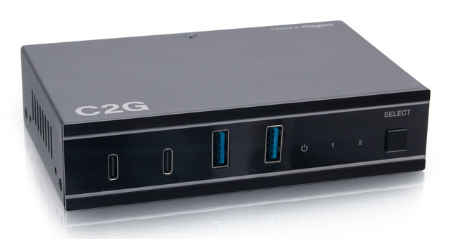 C2G 2x4 USB-C Switch With 2 USB-C Inputs To 2 USB-C And 2 USB-A Device Ports - USB 3.2 GEN 1 (5GBPS)
