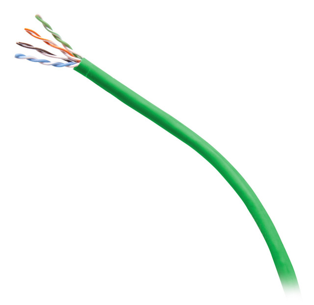 C2G 1000ft (304.8m) TAA-Compliant Cat6 Bulk Unshielded (UTP) Ethernet Network Cable with Solid Conductors-Riser CMR-Rated - Green
