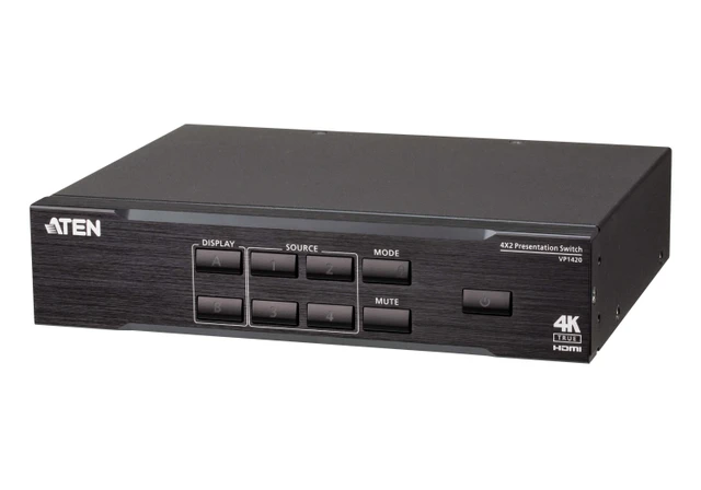 4 X 2 TRUE 4K Presentation Matrix Switch WITH Hdbaset VP1421