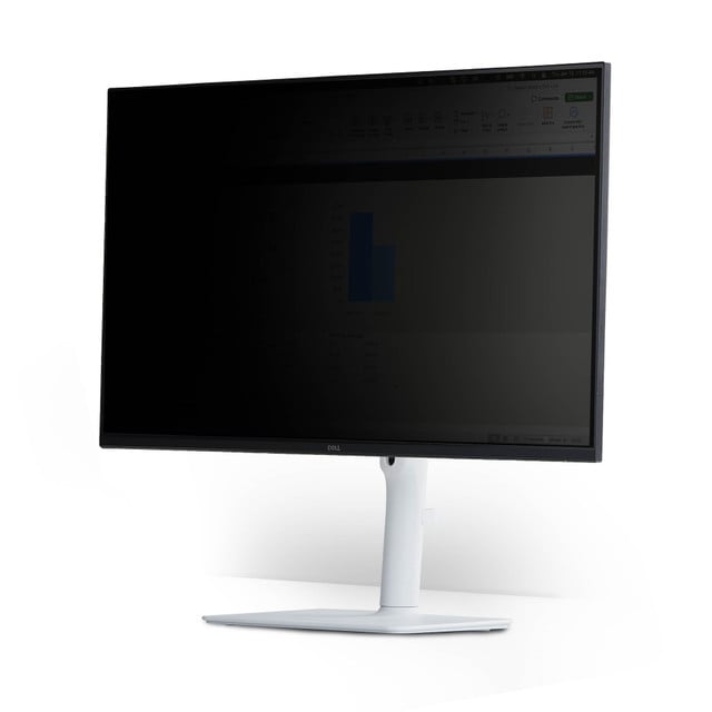 StarTech.com Magnetic Monitor Privacy Screen for 23.8" 16:9 Widescreen Display, Removable Filter, Anti-Glare/Glossy, Blue Light Reducing Screen Protector, TAA