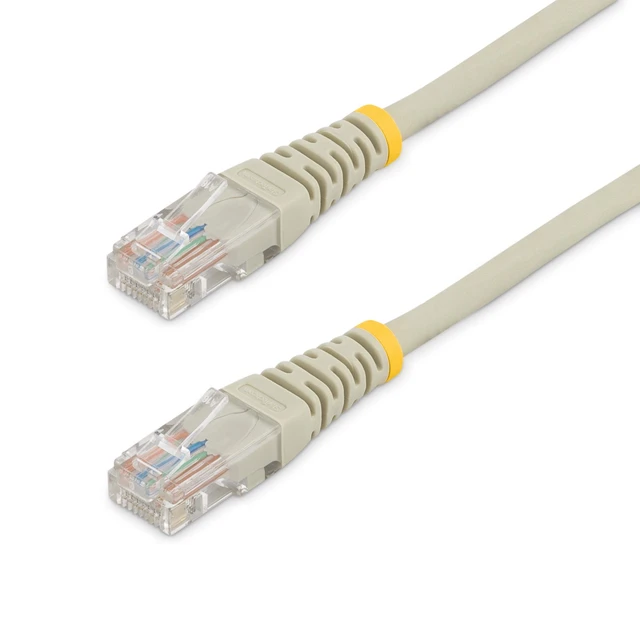 StarTech.com 50 ft Cat5e Gray Molded RJ45 UTP Cat 5e Patch Cable - 50ft Patch Cord