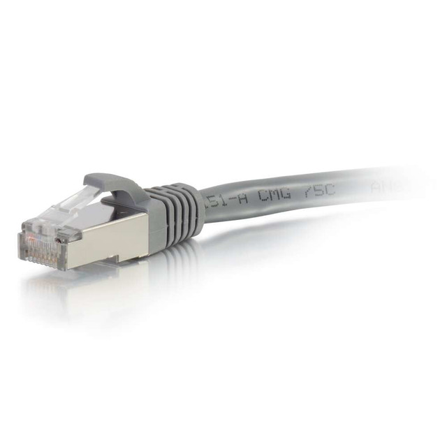 C2G 4ft Cat6 networking cable Grey 1.2 m S/UTP (STP)