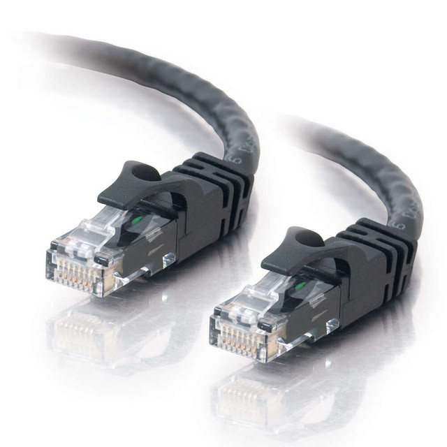 C2G Cat6, 12ft. networking cable Black 3.66 m U/UTP (UTP)