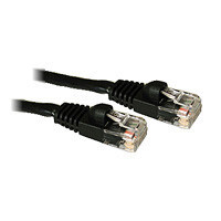 C2G 5ft Cat5E 350MHz Snagless Patch Cable Black networking cable 1.5 m