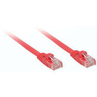 C2G 50ft Cat5E 350MHz Snagless Patch Cable networking cable Red 15.25 m