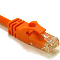 C2G 3ft Cat6 550MHz Snagless Crossover Cable networking cable Orange 0.91 m