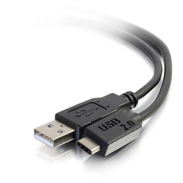 C2G 28872 USB cable USB 2.0 3.05 m USB A USB C Black
