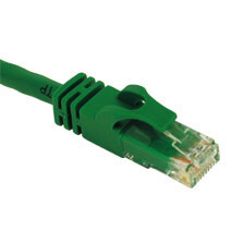C2G 5ft Cat6 550MHz Snagless Patch Cable Green networking cable 1.5 m