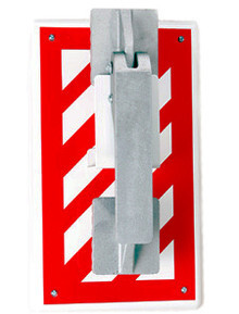Wall Bracket for Carpeted Floor Tile Lifter, 13-7/8" — All VAC WB-Redstripe-CL